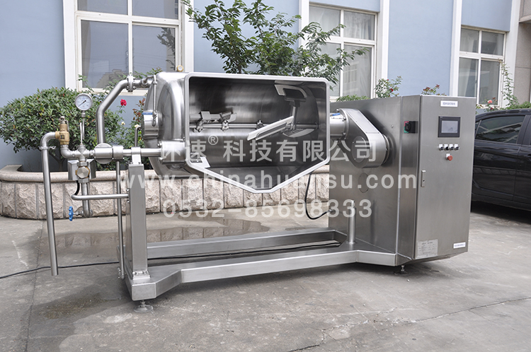 環(huán)速智能攪拌鍋WZJ-500臥式攪拌鍋、溫控系統(tǒng)不糊鍋         環(huán)速科技